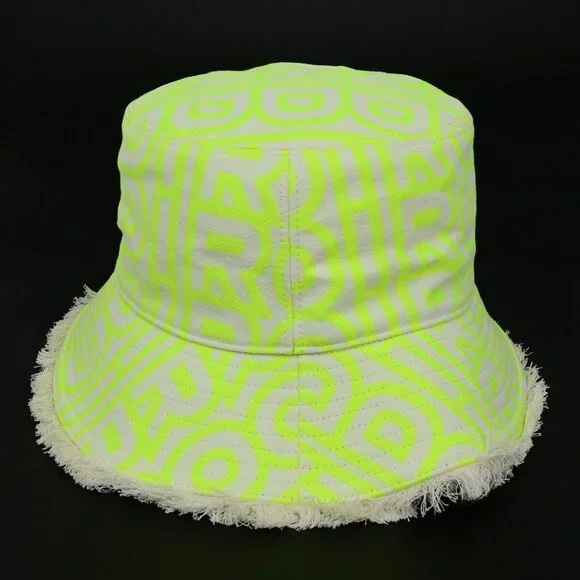 FENDI×MARC JACOBS Logo Bucket Hat #S Cotton Yellow Italy 64RL016 FENDI×MARC JACOBS Logo Bucket Hat #S Cotton Yellow Italy  main image 3